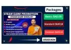 Steam Game Wishlist Boost Organically with Expert Promotion Services