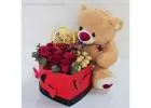 Flowers and Chocolate Combo from Sharjah Flower Delivery