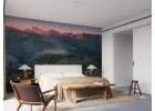 Peaceful mountain Scenes: Relaxing Wallpaper Designs
