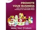Stylish Cosmetic Label Printing Services by Aart Stroke