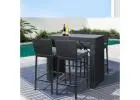 Premium Outdoor High Bar Tables for Modern Commercial Spaces