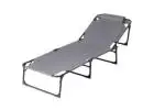 Comfortable Folding Sun Lounger for Beach, Patio & Outdoors