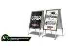 Custom A-Frame Printing Services to Attract Customers Instantly