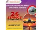 Hire Panchmukhi Air and Train Ambulance Service in Amritsar with Reliable Medical Device
