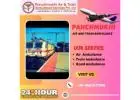 Book Panchmukhi Air and Train Ambulance Service in Udaipur with Advanced Medical Device