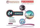 Hire Panchmukhi Air and Train Ambulance Service in Bokaro with Masterly Medical Equipment