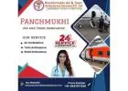 Hire Panchmukhi Air and Train Ambulance Service in Coimbatore with Top-grade Ventilator Setup