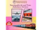 Book Panchmukhi Air and Train Ambulance Service in Thiruvananthapuram with Best ICU Setup