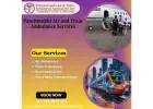 Panchmukhi Air and Train Ambulance Service in Vellore with High-grade Ventilator Setup
