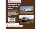Hire Panchmukhi Air and Train Ambulance Service in Raipur with Top-grade Healthcare Facility