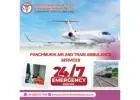 Travel in the Protective Environment of Panchmukhi Air Ambulance Dibrugarh Available 24/7