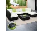 Gardeon 7pc Outdoor Wicker Sofa Set – Patio Lounge with Cover