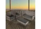 Gardeon 4-Seater Outdoor Wicker Lounge Set – Modern Mixed Grey Patio Furniture