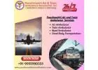 Panchmukhi Train Ambulance in Delhi- safe and comfort filled long distance transfer