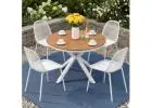 Luxury Gardeon Lattice Outdoor Dining Set for Backyard Entertaining