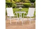 Compact Gardeon 3PC Bistro Set for Stylish Outdoor Relaxation