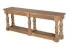 Barbados Smoke Console Table – Stylish Outdoor Display & Storage Solution