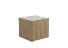 Brighton Natural Side Table – Timeless Outdoor Charm with Natural Appeal