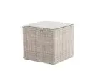 Brighton White Grey Side Table – Coastal Style for Elegant Outdoor Living