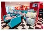 Buy our highly resilient 1950’s diner table and chairs in distinct colors and styles